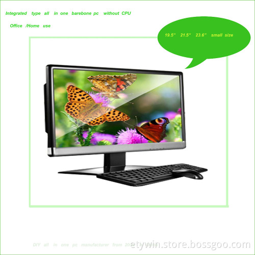 made in china factory wall hanging 23.6" 1080P all-in-one Integrated type all in one computer